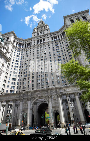 Manhattan Gemeindehaus civic center New York City USA Stockfoto