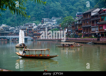 Fenghuang Dorf am Fluss, Provinz Hunan, China Stockfoto