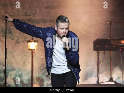 Tom Chaplin führt an der Liverpool Philharmonic Hall Featuring: Tom Chaplin wo: Liverpool, Vereinigtes Königreich bei: Kredit-16. Mai 2017: Sakura/WENN.com Stockfoto