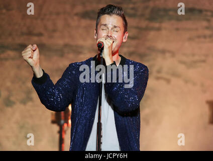 Tom Chaplin führt an der Liverpool Philharmonic Hall Featuring: Tom Chaplin wo: Liverpool, Vereinigtes Königreich bei: Kredit-16. Mai 2017: Sakura/WENN.com Stockfoto