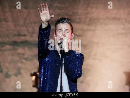 Tom Chaplin führt an der Liverpool Philharmonic Hall Featuring: Tom Chaplin wo: Liverpool, Vereinigtes Königreich bei: Kredit-16. Mai 2017: Sakura/WENN.com Stockfoto