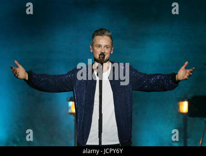 Tom Chaplin führt an der Liverpool Philharmonic Hall Featuring: Tom Chaplin wo: Liverpool, Vereinigtes Königreich bei: Kredit-16. Mai 2017: Sakura/WENN.com Stockfoto