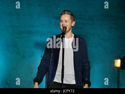 Tom Chaplin führt an der Liverpool Philharmonic Hall Featuring: Tom Chaplin wo: Liverpool, Vereinigtes Königreich bei: Kredit-16. Mai 2017: Sakura/WENN.com Stockfoto