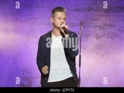 Tom Chaplin führt an der Liverpool Philharmonic Hall Featuring: Tom Chaplin wo: Liverpool, Vereinigtes Königreich bei: Kredit-16. Mai 2017: Sakura/WENN.com Stockfoto