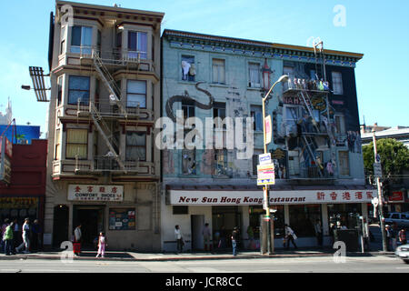 Eine fotografische Bild von San Francisco Stockfoto