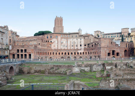 Trajans Markt, Mercatus Traiani, imperial, Rom, Italien Stockfoto