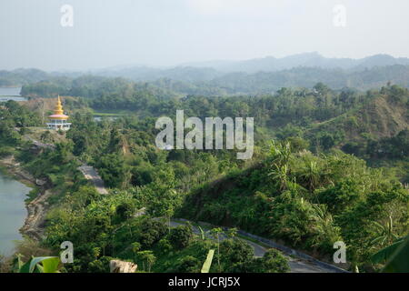 Buddhistischer Tempel in Rangamati, Chittagong, Bangladesh. Stockfoto