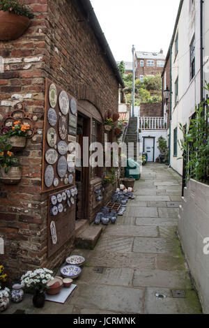 Waschhaus Töpferei in Blackburns Hof bei Whitby, North Yorkshire, UK Stockfoto