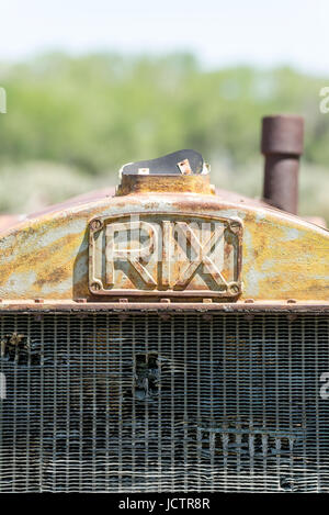 Alte Landmaschinen Buckland Station, Teil des Fort Churchill State Historic Park, Nevada. Stockfoto