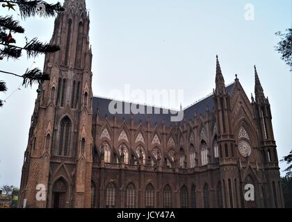 Kirche St. Philomena, Mysore Stockfoto