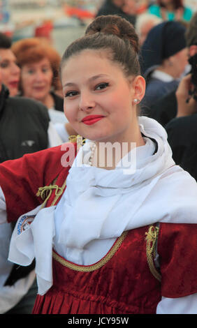 Griechenland, Kykladen, Mykonos, Heiligen Konstantin und Eleni, Feier, Festival, Menschen, Stockfoto