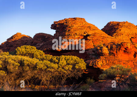 Dramatische Landschaft am Kings Canyon, Northern Territory, Australien Stockfoto