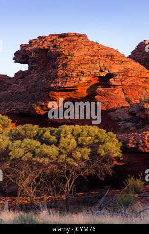 Dramatische Landschaft am Kings Canyon, Northern Territory, Australien Stockfoto