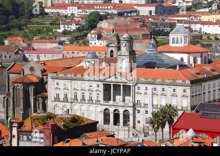 Palácio da Bolsa, Börse Palast, Porto, Distrikt Porto, Portugal, Europa Stockfoto
