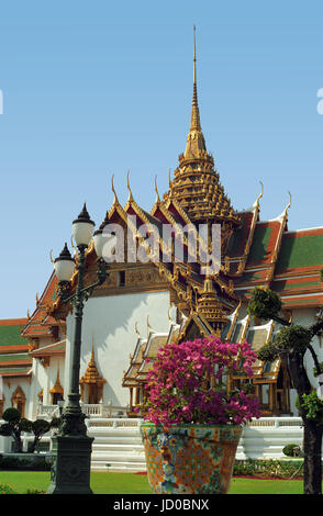 Dusit Maha Prasat Thronsaal, königlicher Palast, Bangkok, Thailand Stockfoto