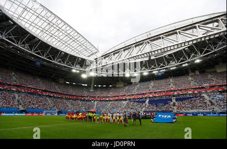 St. Petersburg, Russland. 17. Juni 2017. Kampf zwischen Russland und Neuseeland gültig für die erste Runde der 2017-Konföderationen-Pokal am Samstag (17), im Krestowskij Stadium (Zenit Arena) in St. Petersburg, Russland statt. (Foto: Rodolfo Buhrer/La Imagem/Fotoarena) Credit: Foto Arena LTDA/Alamy Live-Nachrichten Stockfoto