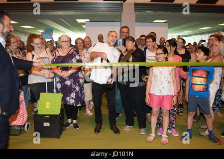 Birmingham, Vereinigtes Königreich. 18. Juni 2017. Michel Roux Jr. Eröffnung der Schlusstag der Messe an den öffentlichen Kredit: Steven Reh/Alamy Live News Stockfoto