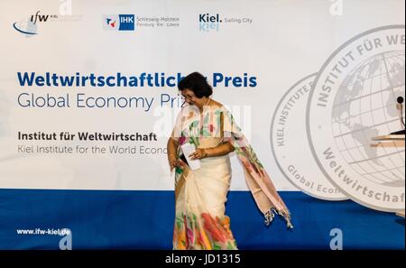 Kiel, Deutschland. 18. Juni 2017. Die Verleihung des Preises Weltwirtschaft 2017 des Kieler Instituts für Weltwirtschaft während der Kieler Woche 2017 © Björn Deutschmann/Alamy Live-Nachrichten Stockfoto