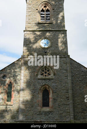 Kirche Saint Beunos in Berriew Dorf powys Mitte wales großbritannien Stockfoto