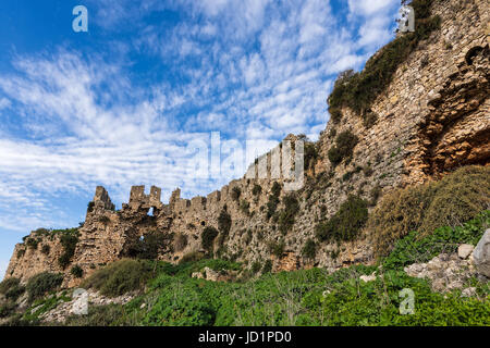 Blick auf den alten Navarino Burg oder Paliokastro in Peloponnes, Griechenland Stockfoto