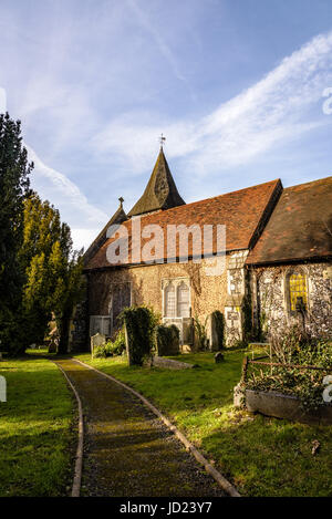 Eingelöst, Christian Church of God, St Marys Cray, Kent, England Stockfoto