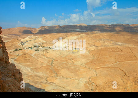 Blick von der Festung Masada, Israel Stockfoto