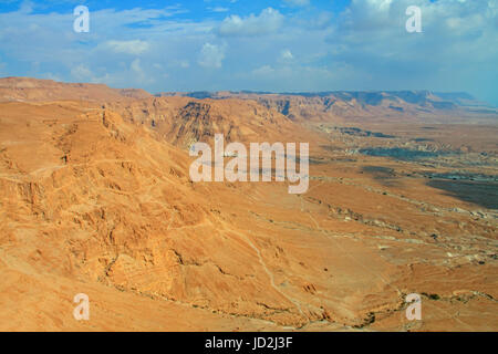 Blick von der Festung Masada, Israel Stockfoto