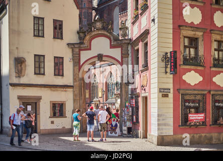 Alten Marktplatz Wroclaw Stockfoto