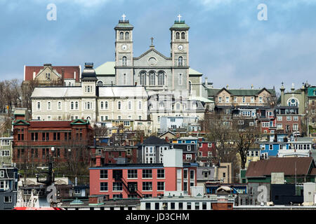 Bunte Stadt von St. John's, Avalon Halbinsel, Neufundland, Kanada Stockfoto