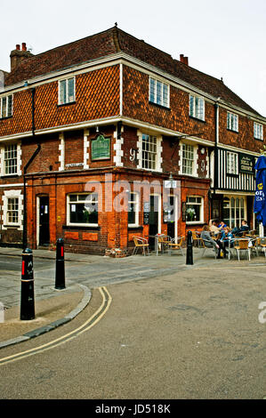 Die Glocke und Krone, St Alphege Lane, Canterbury Stockfoto