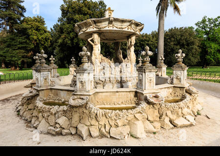 Fontain Bernini benannt Cochlea in Villa Doria Pamphili an der Via Aurelia Antica Stockfoto