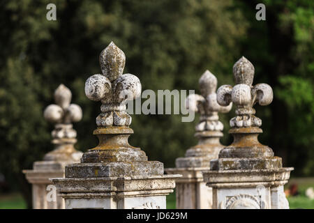 Fragment des Fontain Bernini benannt Cochlea in Villa Doria Pamphili Stockfoto