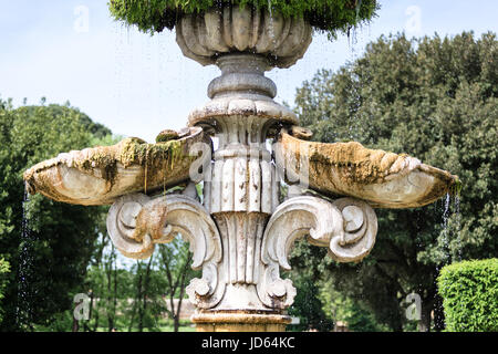 Fontain Giglio in Villa Doria Pamphili an der Via Aurelia Antica Stockfoto