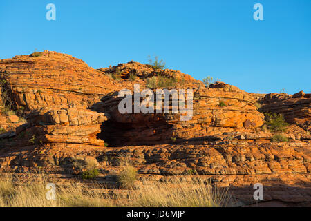 Dramatische Landschaft am Kings Canyon, Northern Territory, Australien Stockfoto