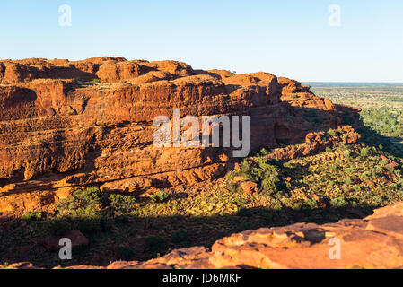 Dramatische Landschaft am Kings Canyon, Northern Territory, Australien Stockfoto