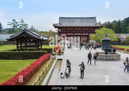 Todai-Ji, östlichen großen Tempel, große Buddha-Halle Stockfoto