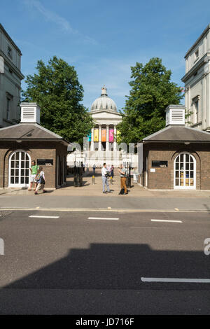 Der Eingang zum Quad am University College London, England, Großbritannien Stockfoto