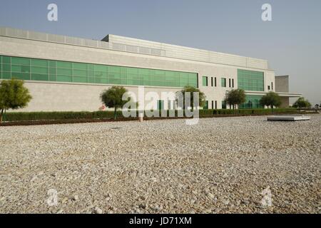 Blick von der Education City Complex von Qatar Foundation, derzeit im Bau in Doha ins Leben gerufen. Freuen Sie sich auf mehreren westlichen Universitäten Stockfoto