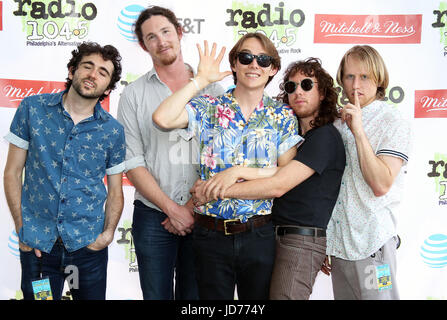 Philadelphia, PA, USA. 18. Juni 2017. IronTom backstage bei Radio 104.5 Block Sommerfest am Festival Pier in Philadelphia, Pa am 18. Juni 2017 Credit: Star Shooter/Medien Punch/Alamy Live News Stockfoto