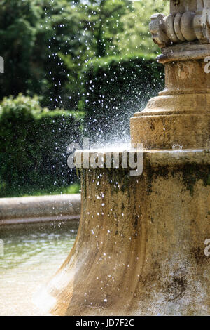 Fontain Giglio in Villa Doria Pamphili an der Via Aurelia Antica Stockfoto