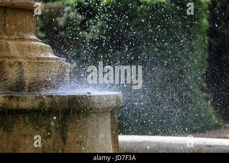 Fontain Giglio in Villa Doria Pamphili an der Via Aurelia Antica Stockfoto