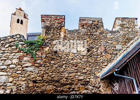 Dürnstein, Ein Weinbauernort in der Wachau; Dürnstein, Österreich Stockfoto