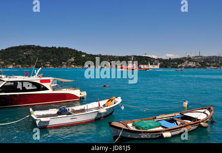 Türkis gefärbt Bosporus Stockfoto