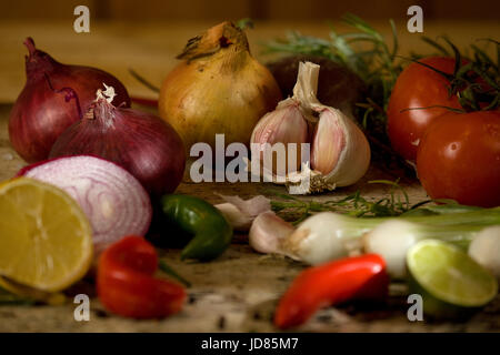 Gemüse und Obst Stockfoto