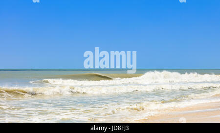 Welle vor der Küste von Sanibel Island, Florida, Vereinigte Staaten Stockfoto