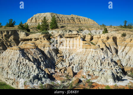 Terry Badlands gesehen von der Calypso-Trail in der Nähe von Terry, montana Stockfoto