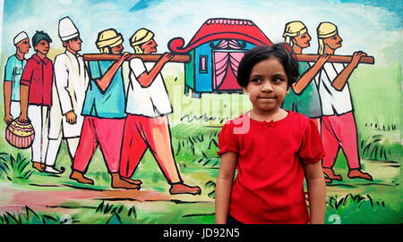 Folklore fair statt im Volkskundemuseum in Sonargaon Narayan Gonj von Banglades welche auch bekannten historische Ort als alte Hauptstadt o Stockfoto