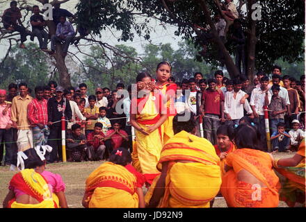 Folklore fair statt im Volkskundemuseum in Sonargaon Narayan Gonj von Banglades welche auch bekannten historische Ort als alte Hauptstadt o Stockfoto