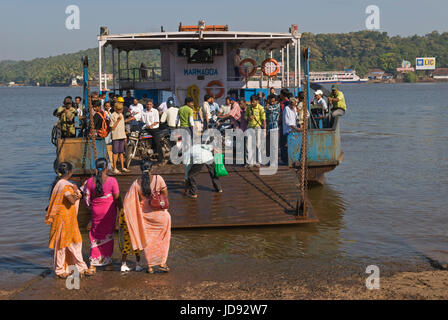 Betim Fähre Panjim Goa Indien Stockfoto