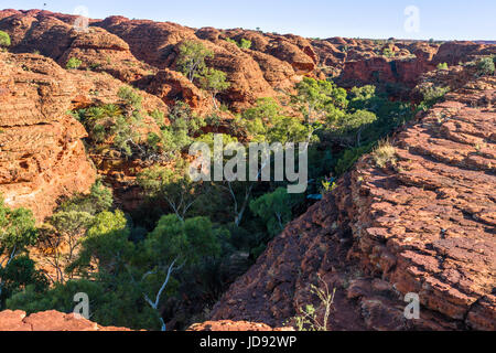 Dramatische Landschaft am Kings Canyon, Northern Territory, Australien Stockfoto